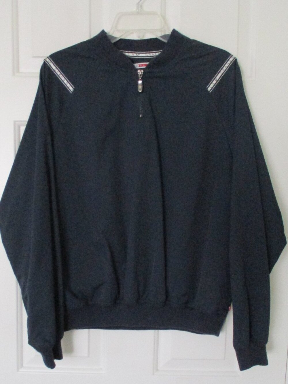 Grand Slam Womens Black Nylon 1/4 Zip Mesh-lined Golf Windbreaker NWOT - Small